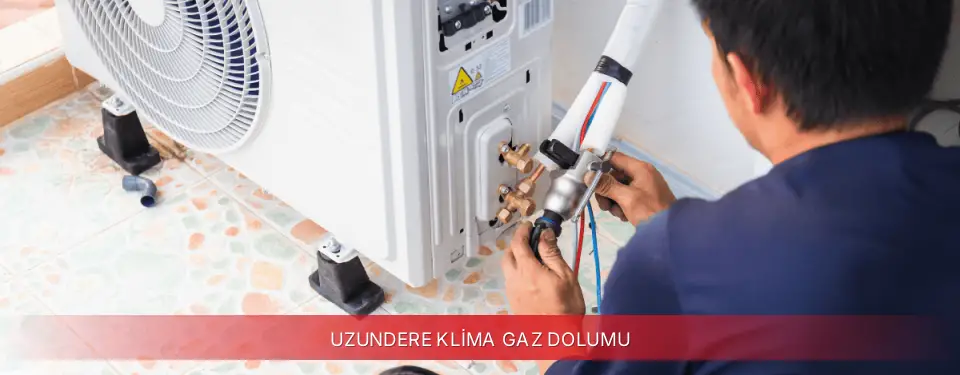 Uzundere İlçemi Finlux Klima Gaz Dolumu